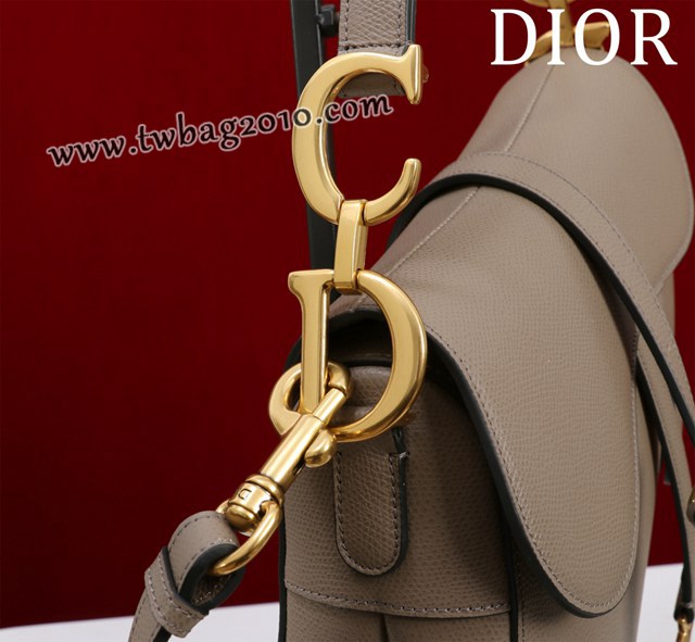 Dior专柜新款迪奥高仿原单长肩带大小号牛皮马鞍包手拎斜挎包 djfk1800